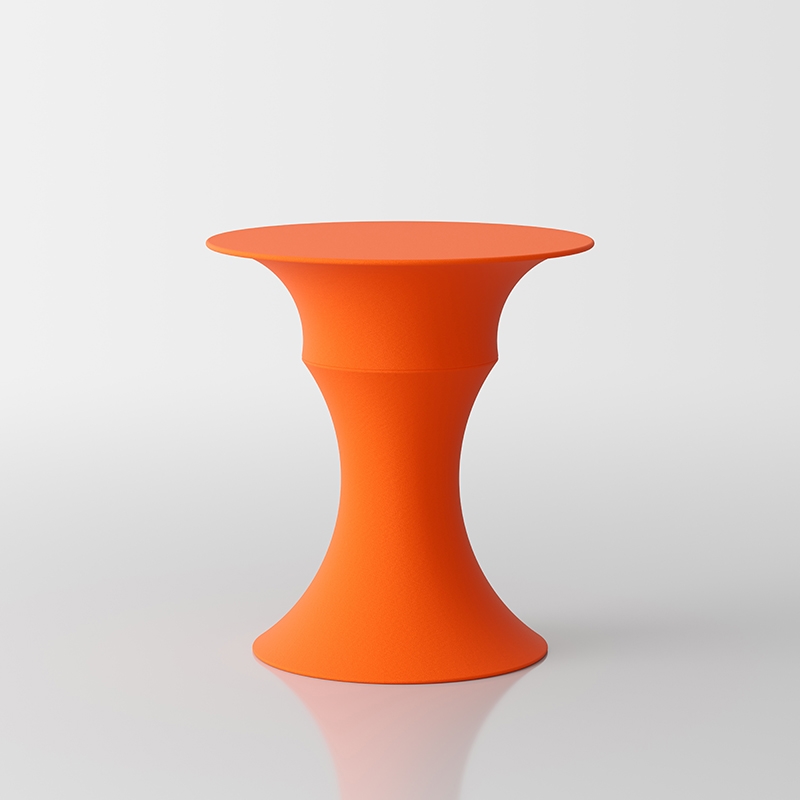 Olimpo  designer coffee table by Servetto - orange 1