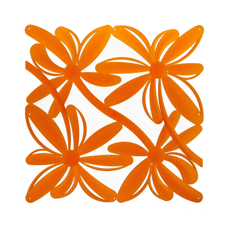 VedoNonVedo Positano decorative element for furnishing and dividing rooms - transparent orange 1