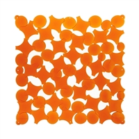 VedoNonVedo Party decorative element for furnishing and dividing rooms - transparent orange 1