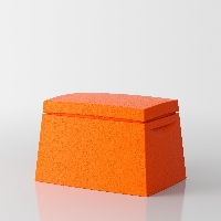 Big box mehrzweck Truhe  von Servetto - orange 1