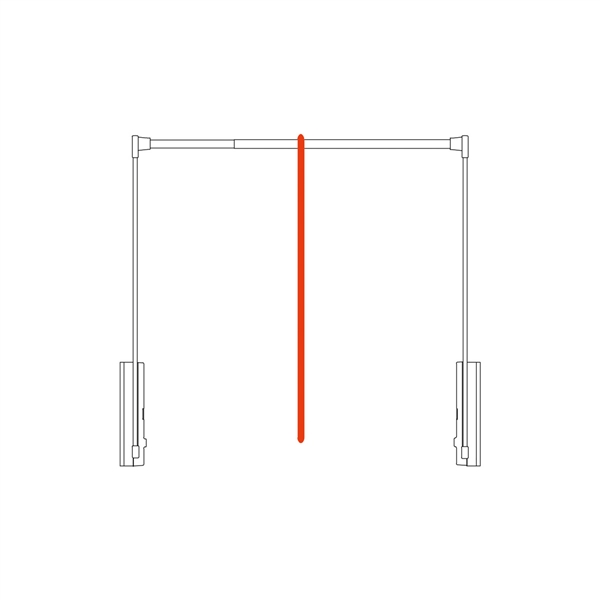 Zugstange Standard 770 mm