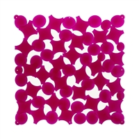 VedoNonVedo Party decorative element for furnishing and dividing rooms - transparent fuchsia 1