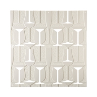 VedoNonVedo Perlage decorative element for furnishing and dividing rooms - white 1